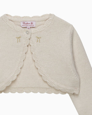 Confiture Cardigan Maria Embroidered Bolero Cardigan