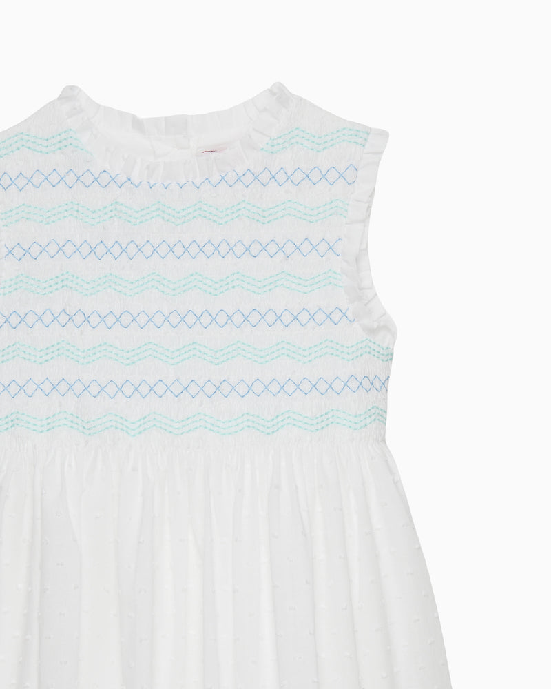 Confiture Dress Plumeti Smocked Dress