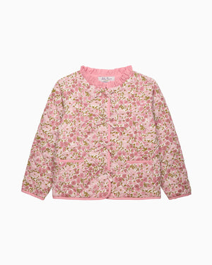Quilted Jacket in Poppy & Daisy