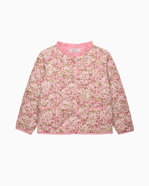 Quilted Jacket in Poppy & Daisy