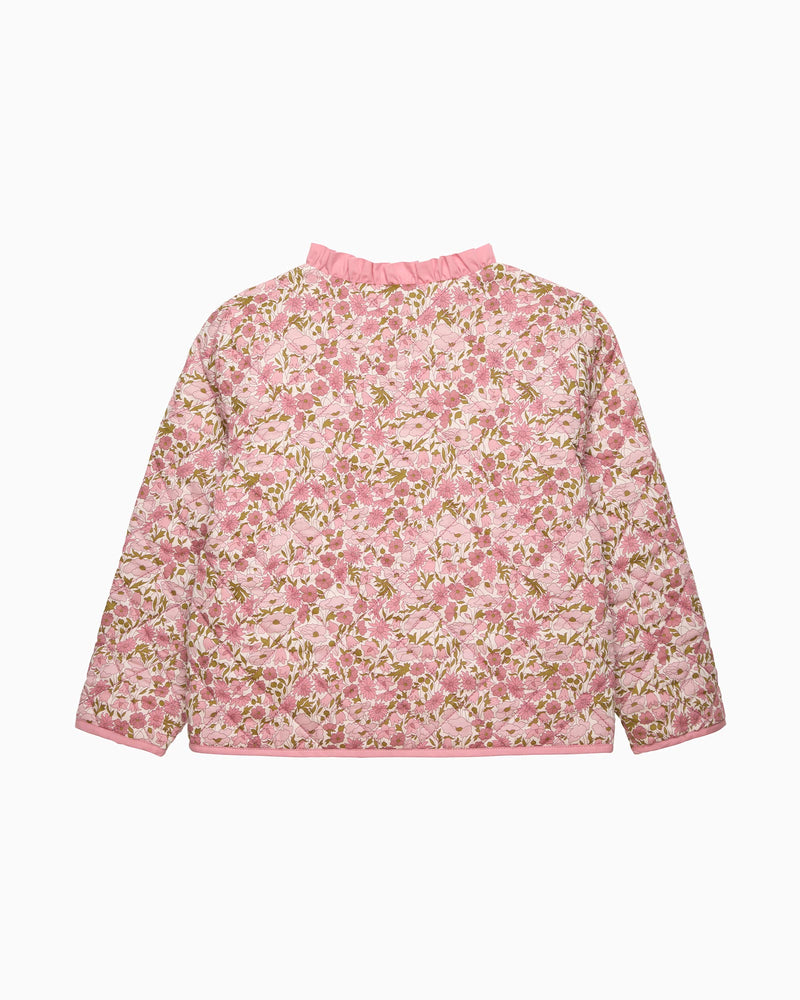Quilted Jacket in Poppy & Daisy