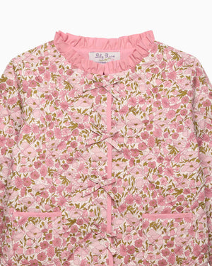 Quilted Jacket in Poppy & Daisy