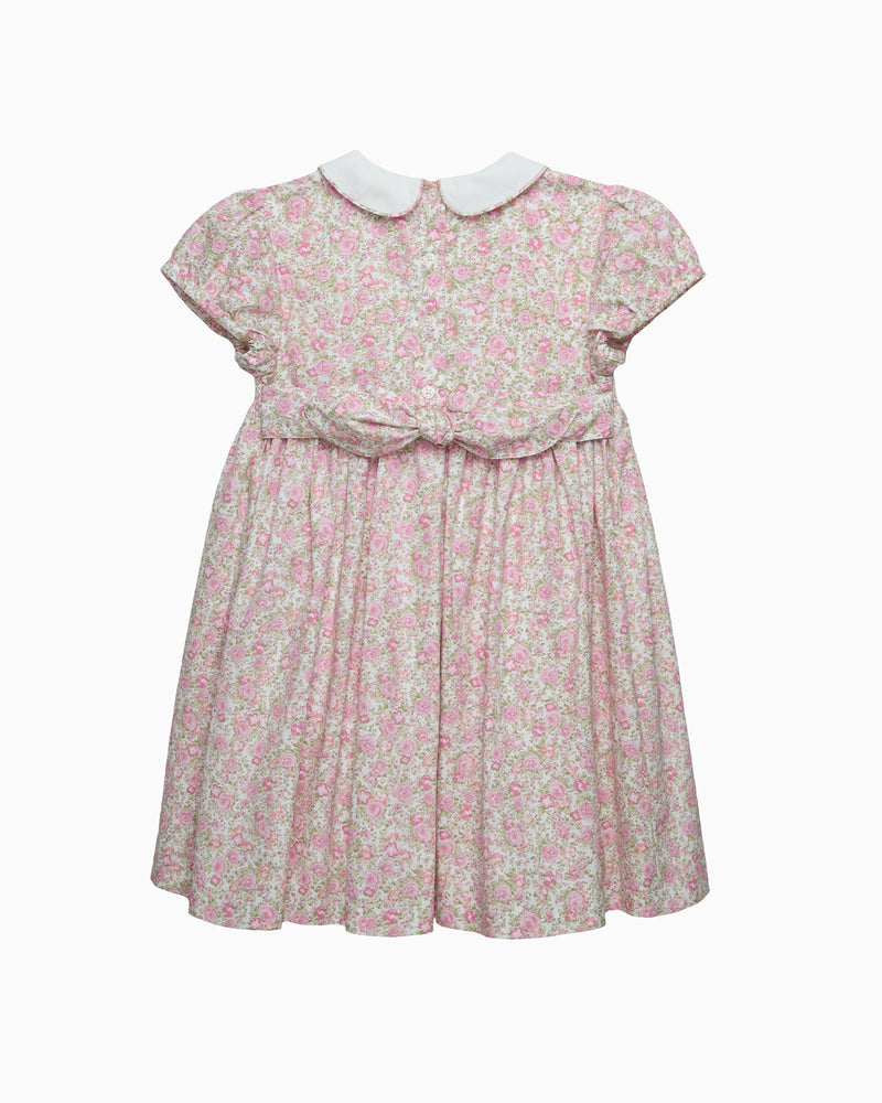 Confiture Dress Rosie Smocked Duck Dress in Peach Rose Floral