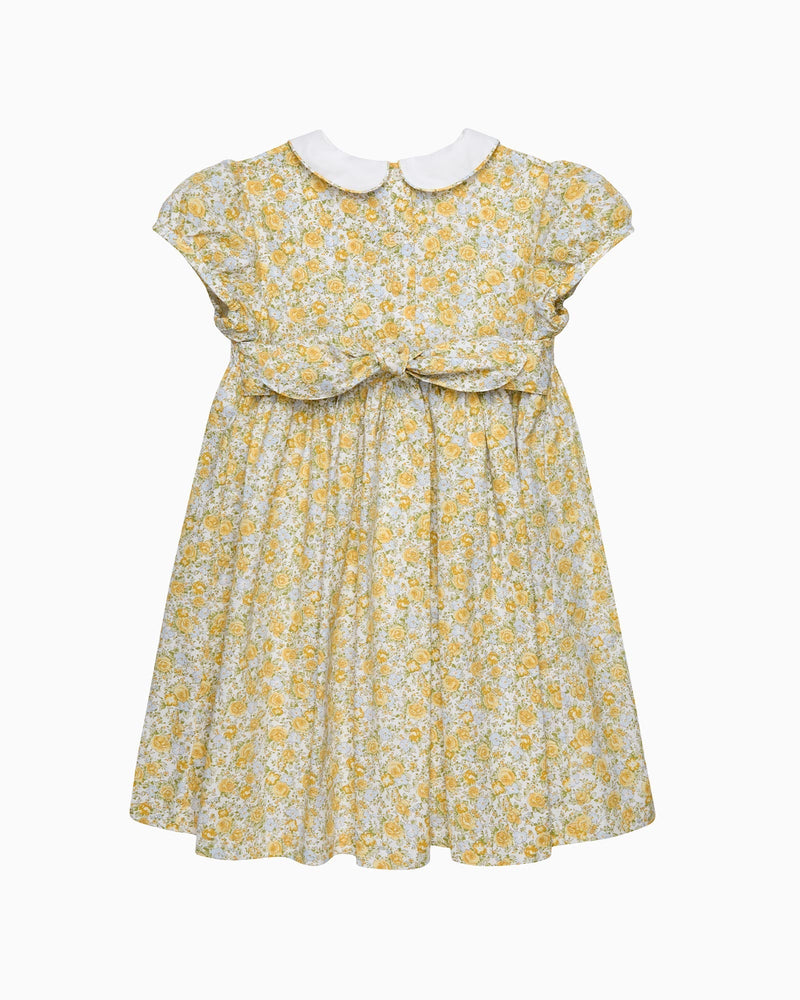Confiture Dress Rosie Smocked Dress in Yellow Rose Floral