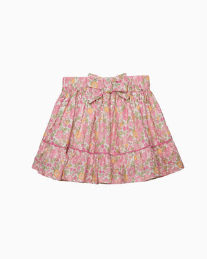 Lily Rose Skirt Betsy Bow Tiered Skirt in Peach Sparkle Betsy