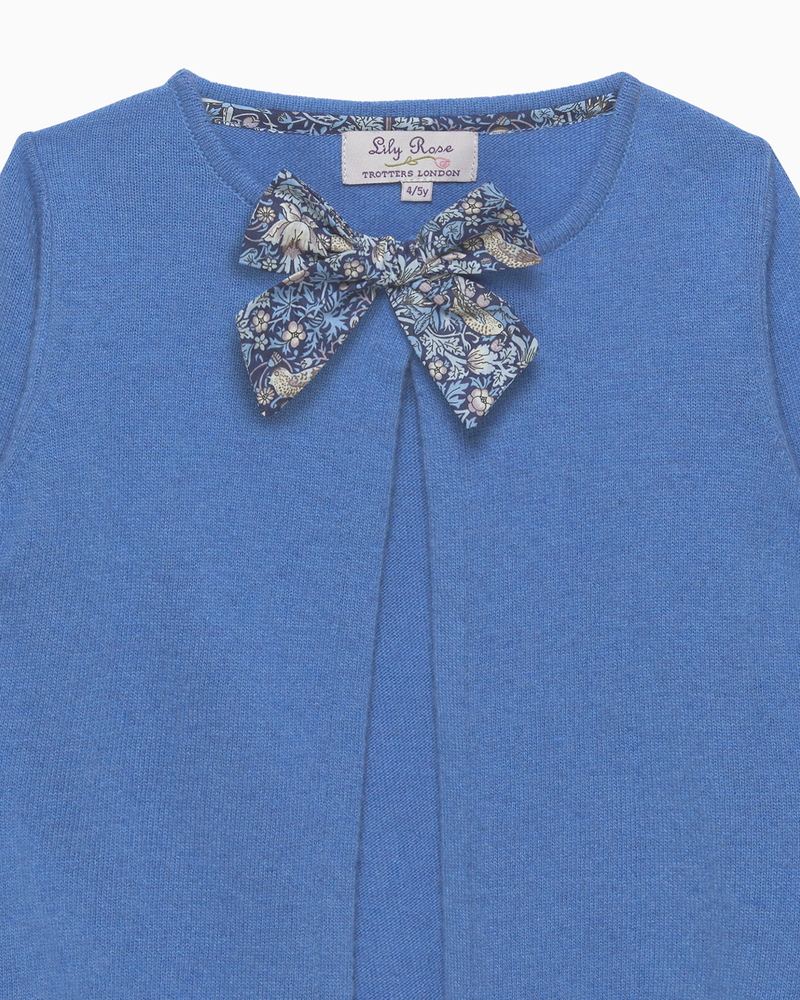 Bow Cardigan in Strawberry Thief