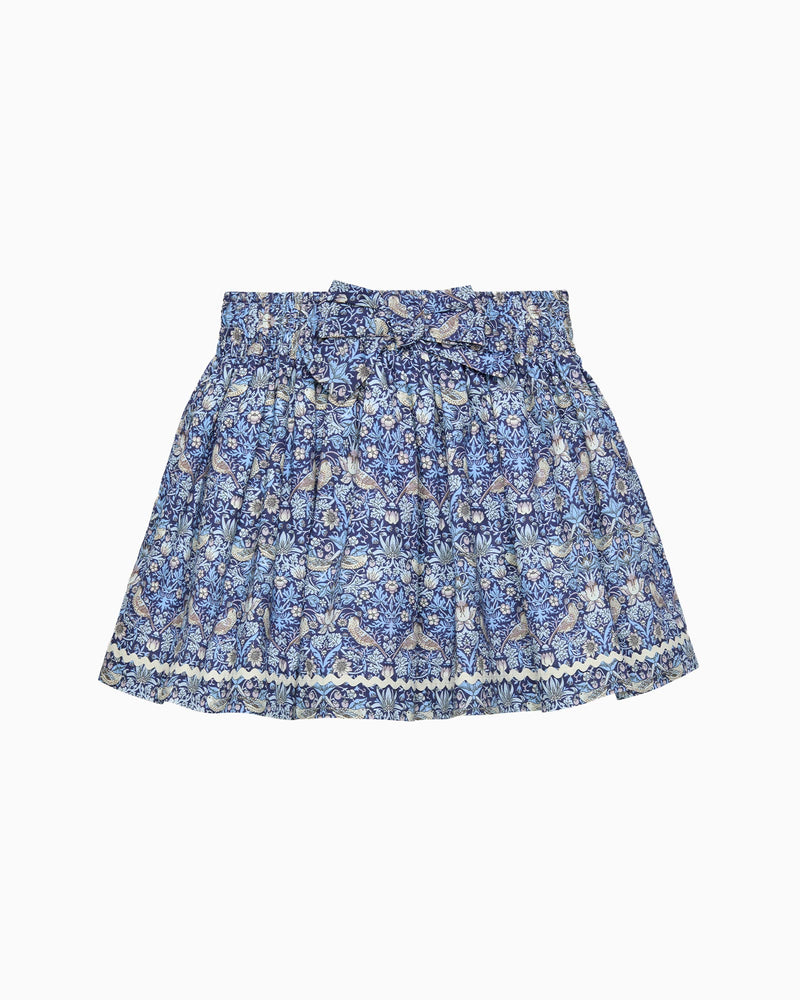 Bow Skirt in Strawberry Thief