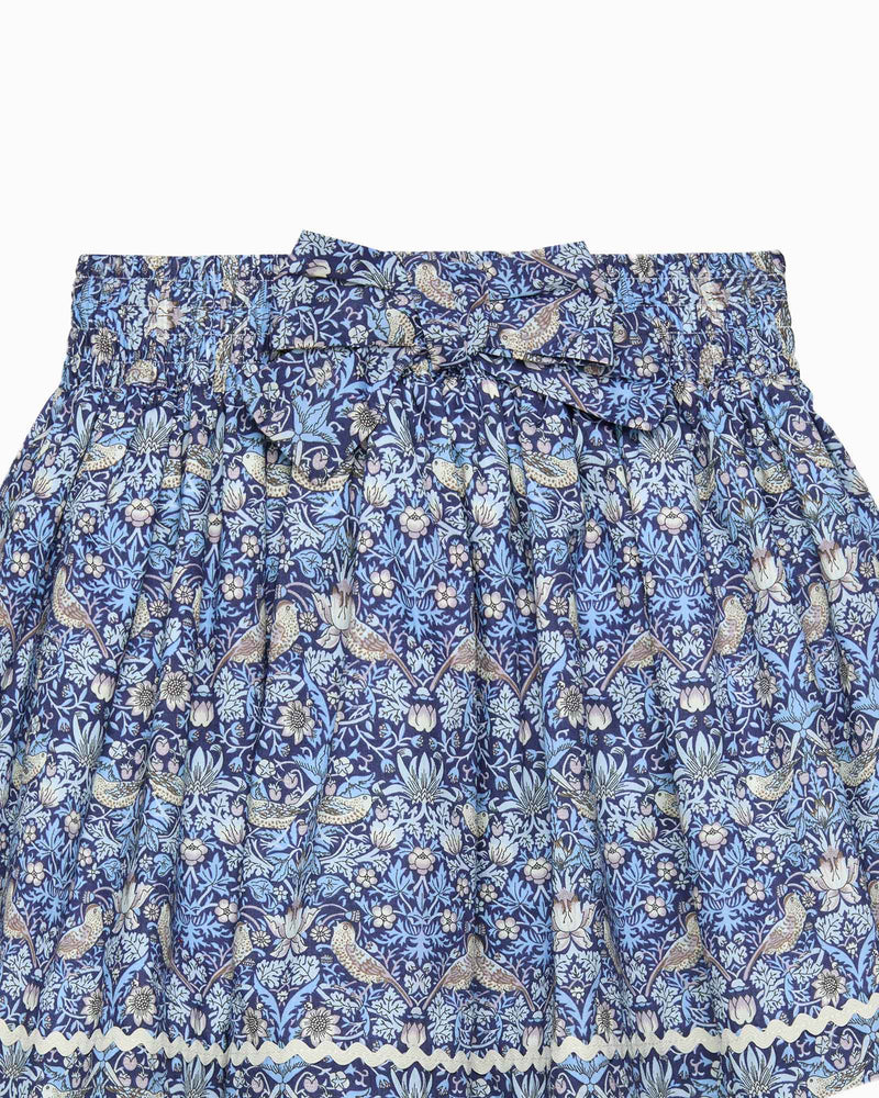 Bow Skirt in Strawberry Thief