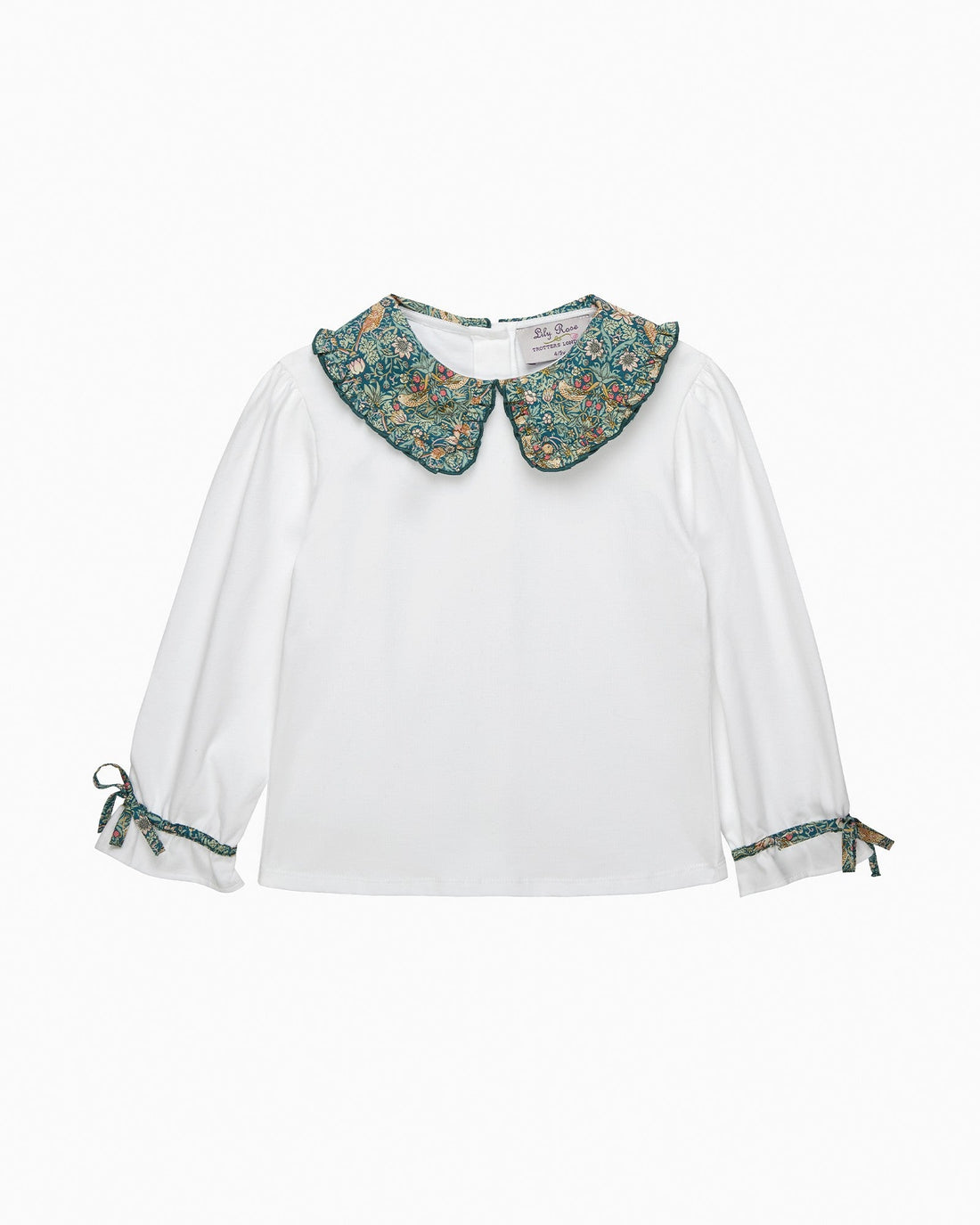 Lily Rose Top Pie Crust Jersey Top in Strawberry Thief