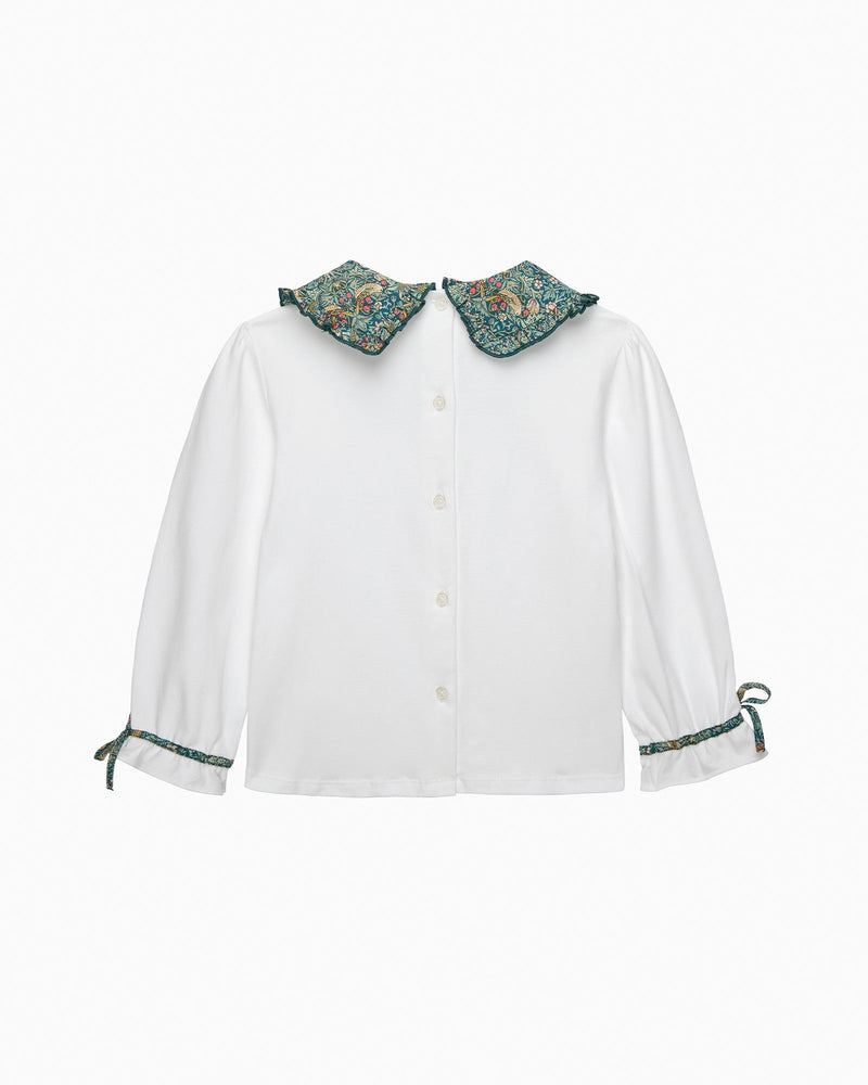 Lily Rose Top Pie Crust Jersey Top in Strawberry Thief