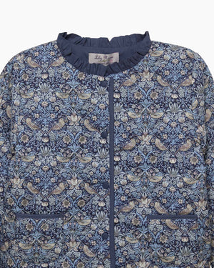 Quilted Jacket in Strawberry Thief
