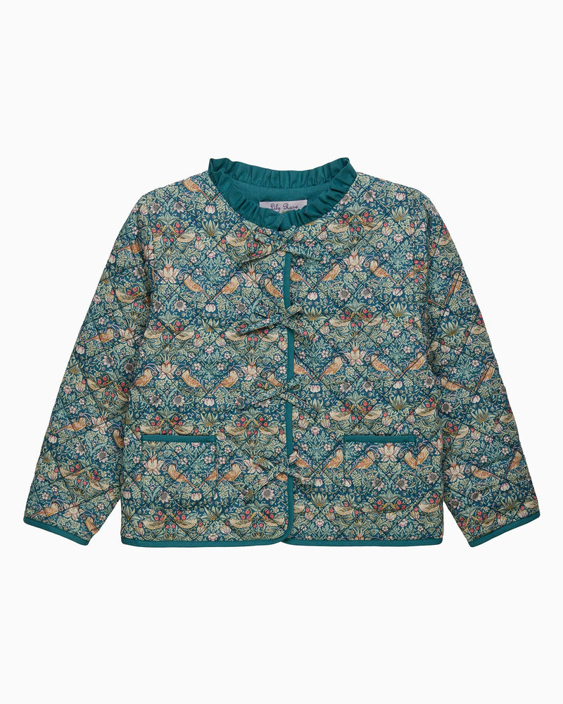Lily Rose Jacket Quilted Jacket in Strawberry Thief