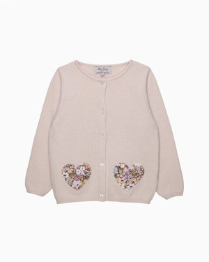Thorpe Floral Heart Cardigan