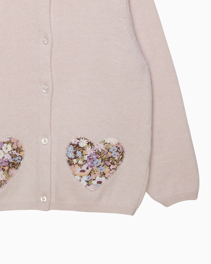 Thorpe Floral Heart Cardigan