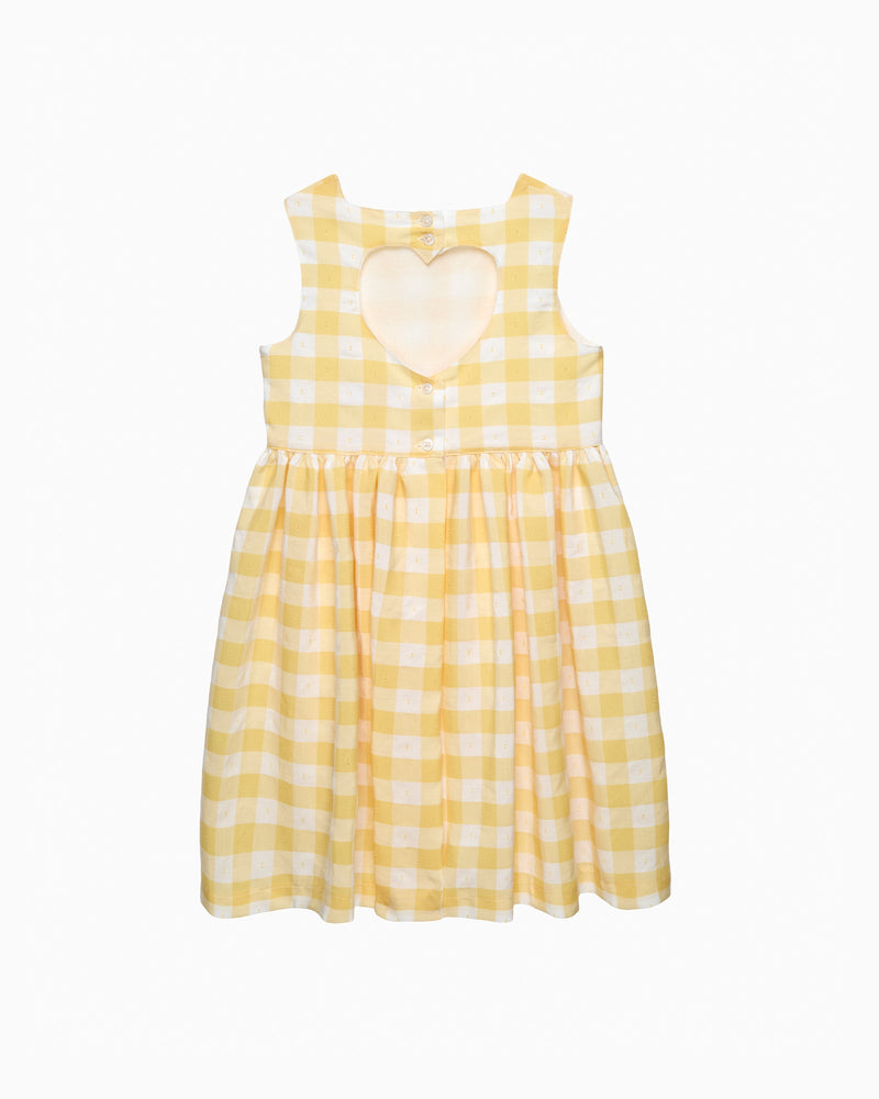 Confiture Dress Valentina Heart Dress in Yellow
