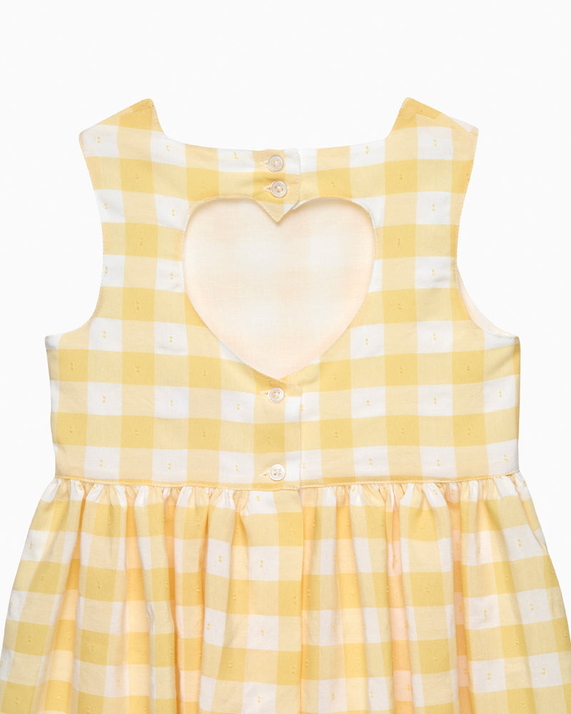 Confiture Dress Valentina Heart Dress in Yellow
