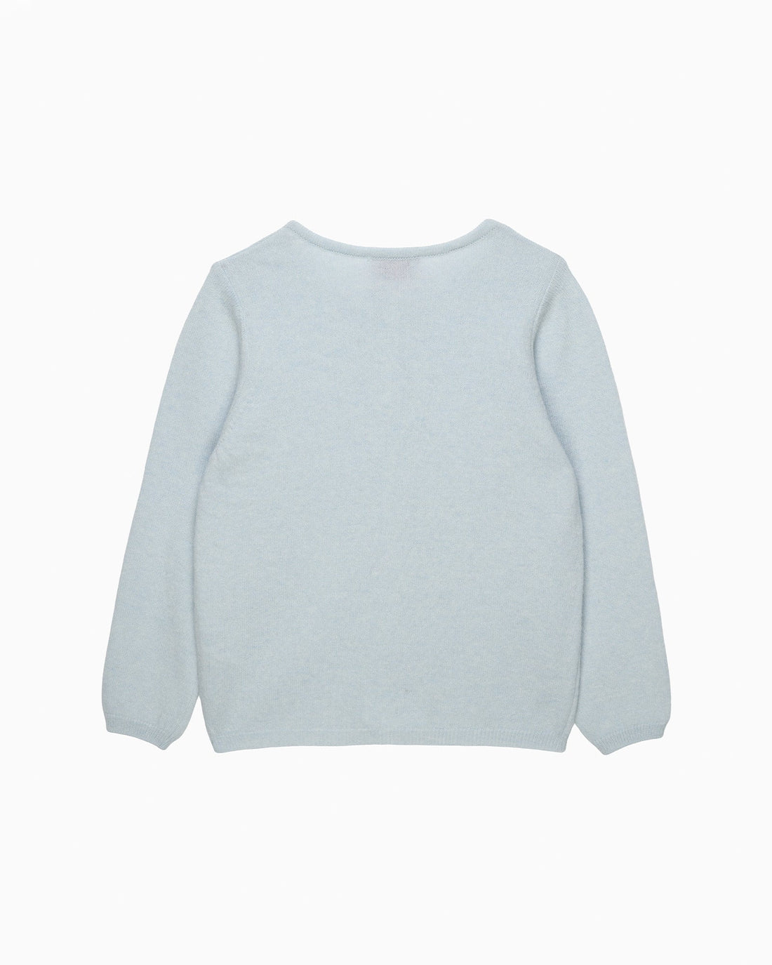 Confiture Cardigan Velvet Bow Cardigan in Pale Blue