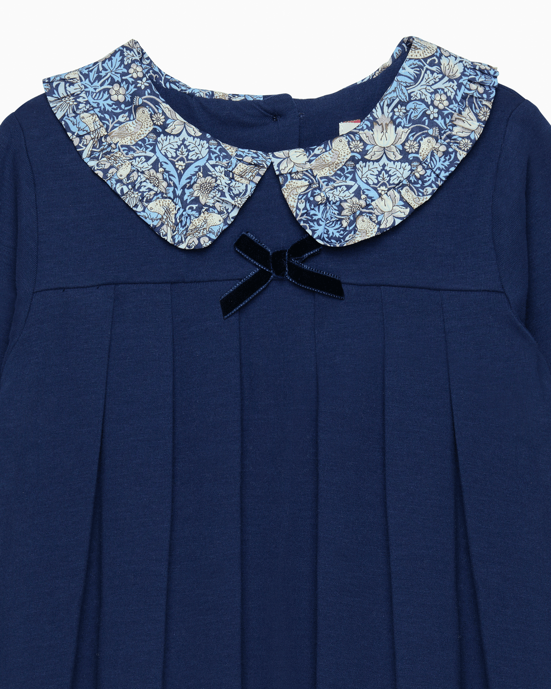 Lily Rose Dress Violet Pie Crust Dress in Navy