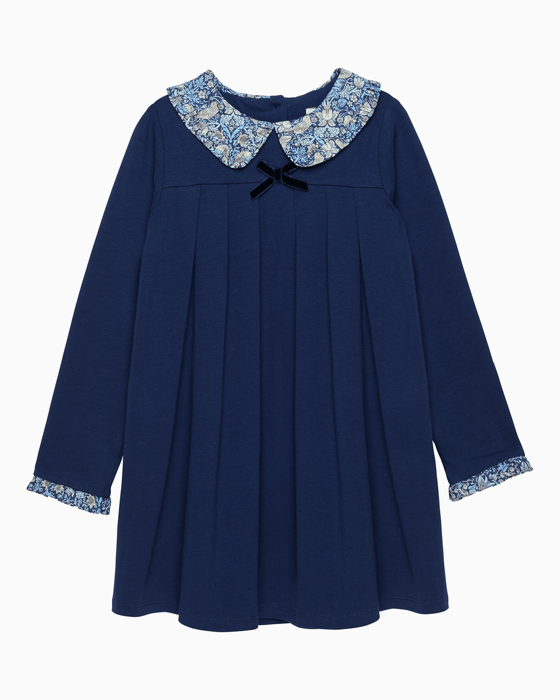 Lily Rose Dress Violet Pie Crust Dress in Navy