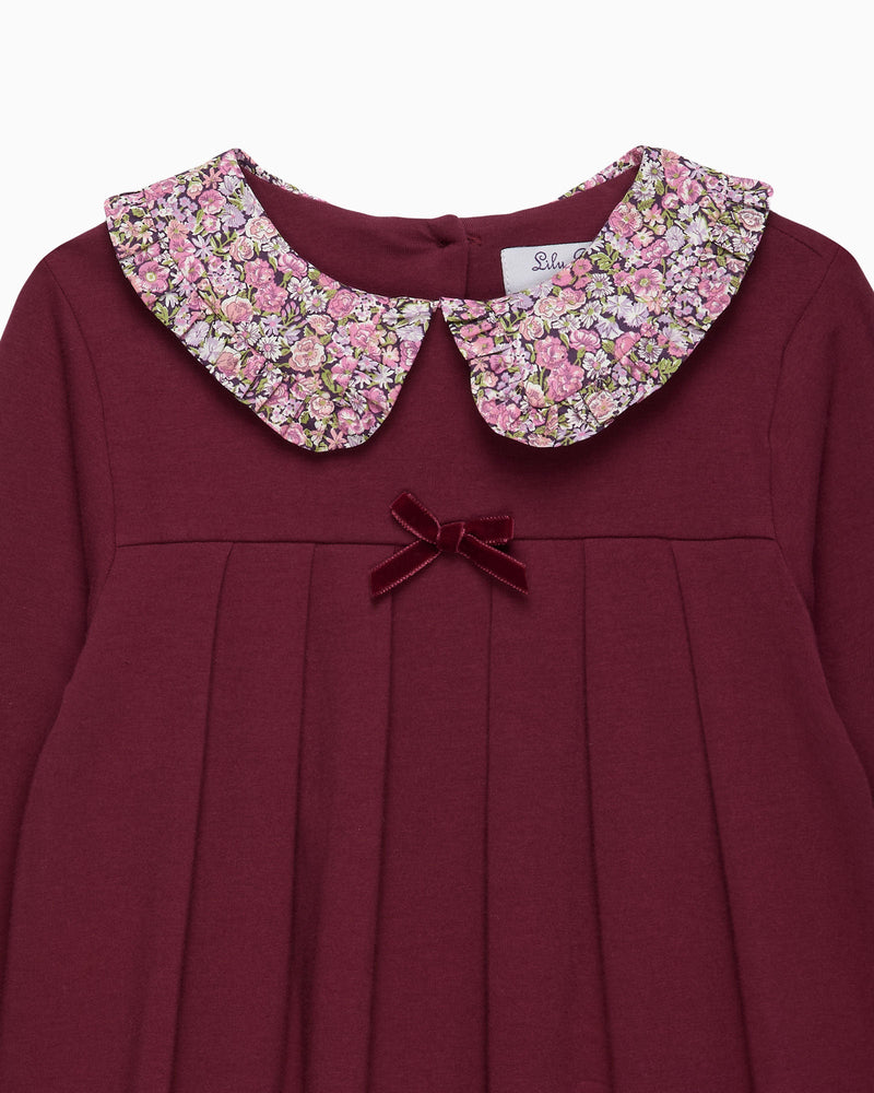 Violet Jersey Dress in Chive