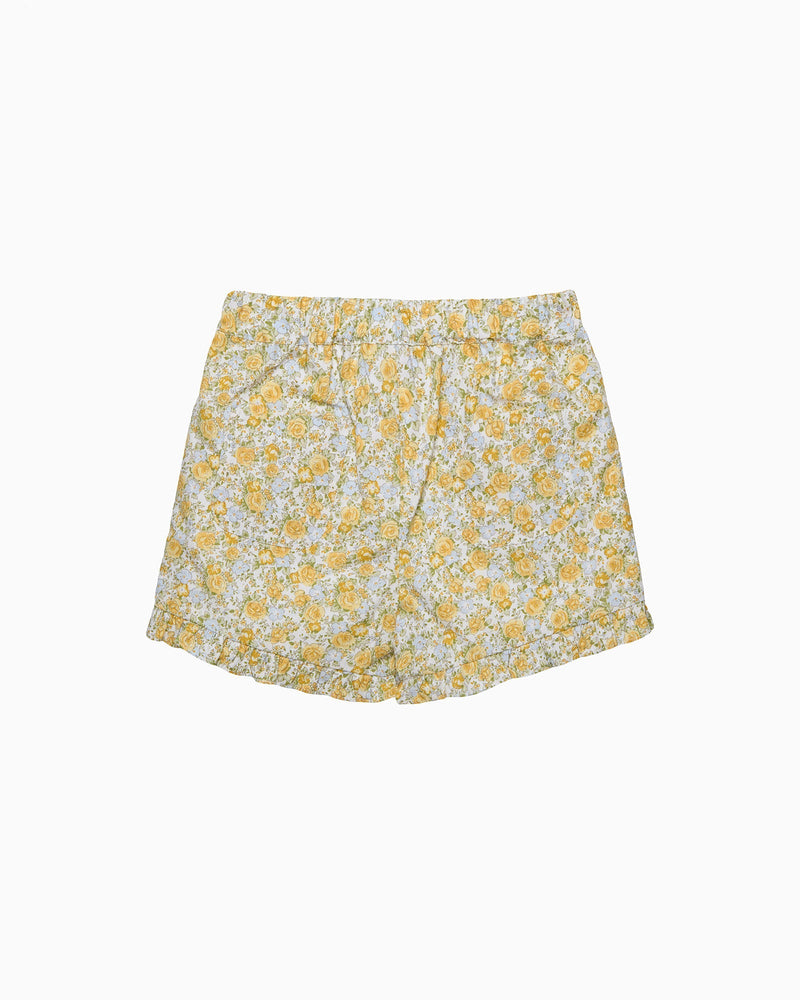 Confiture Shorts Rosie Floral Shorts in Yellow Rose Floral