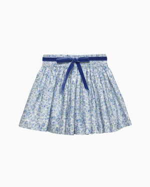 Arabella Floral Skirt in Blue
