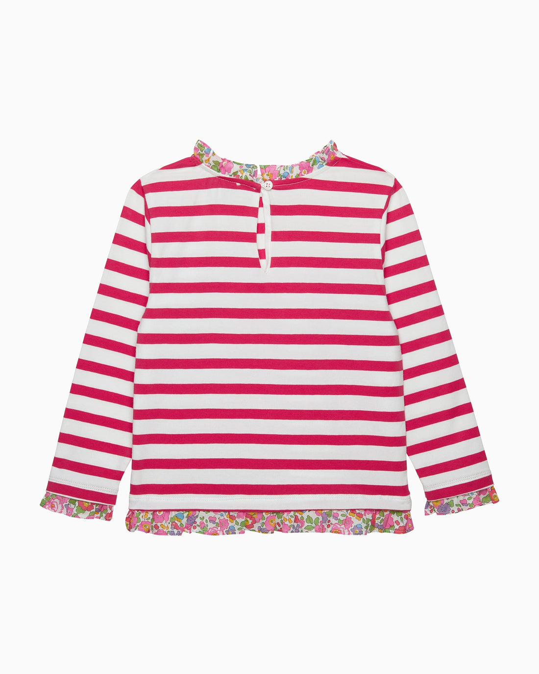 Lily Rose Sweatshirt Breton Long-Sleeved Top in Pink Betsy
