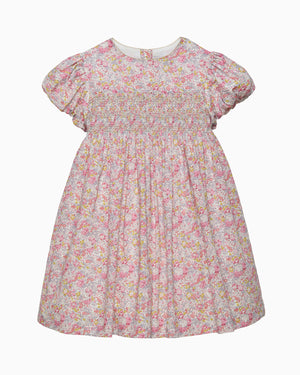 Smocked Party Dress in Claire Aude