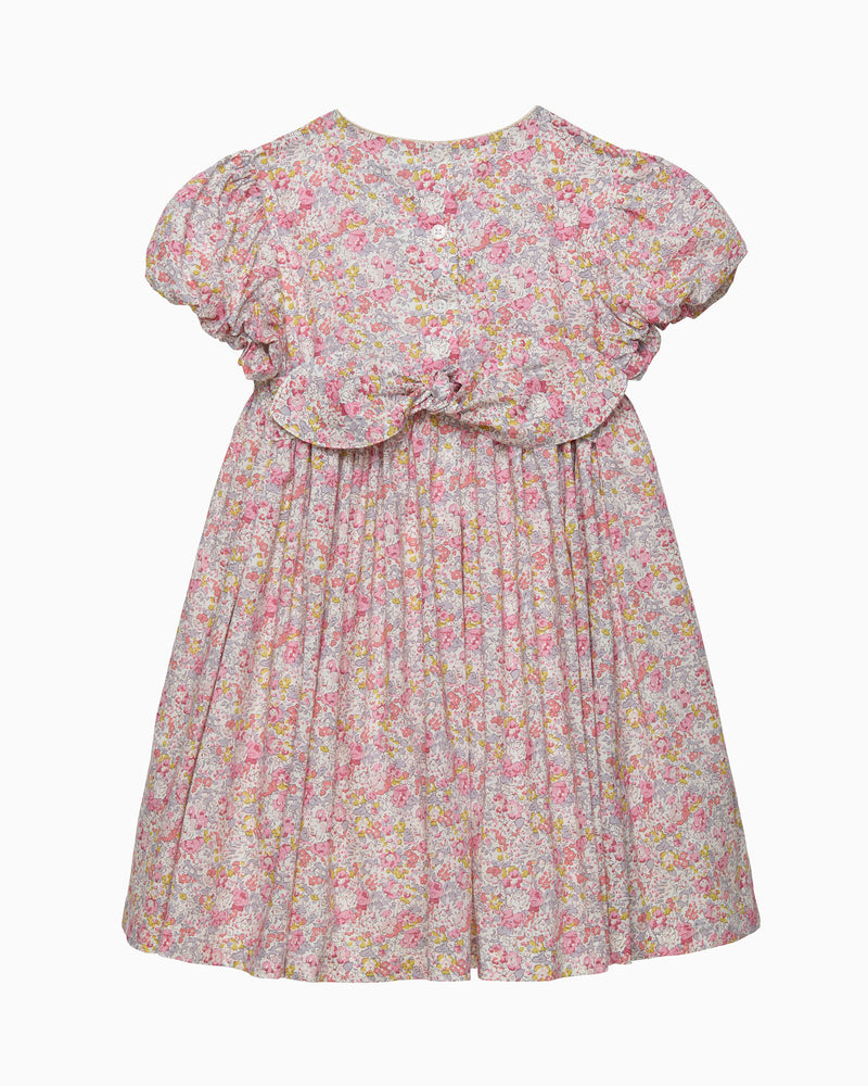 Smocked Party Dress in Claire Aude