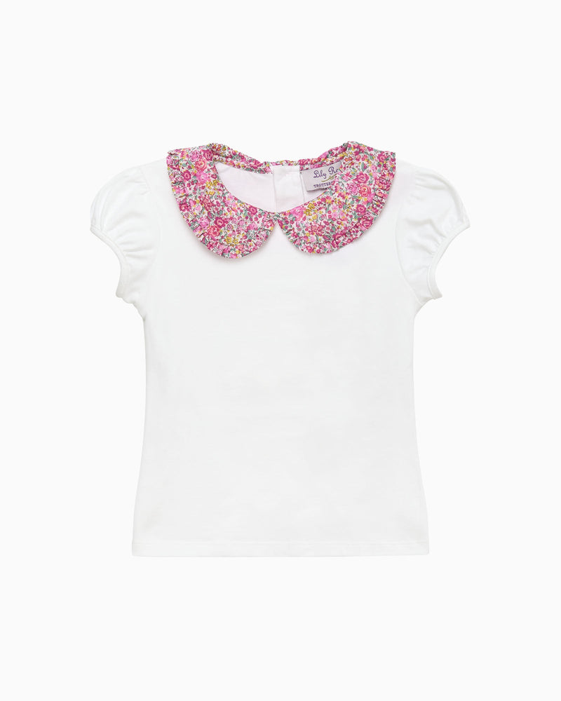 Lily Rose Top Pie Crust Jersey Top in Emma & Georgina