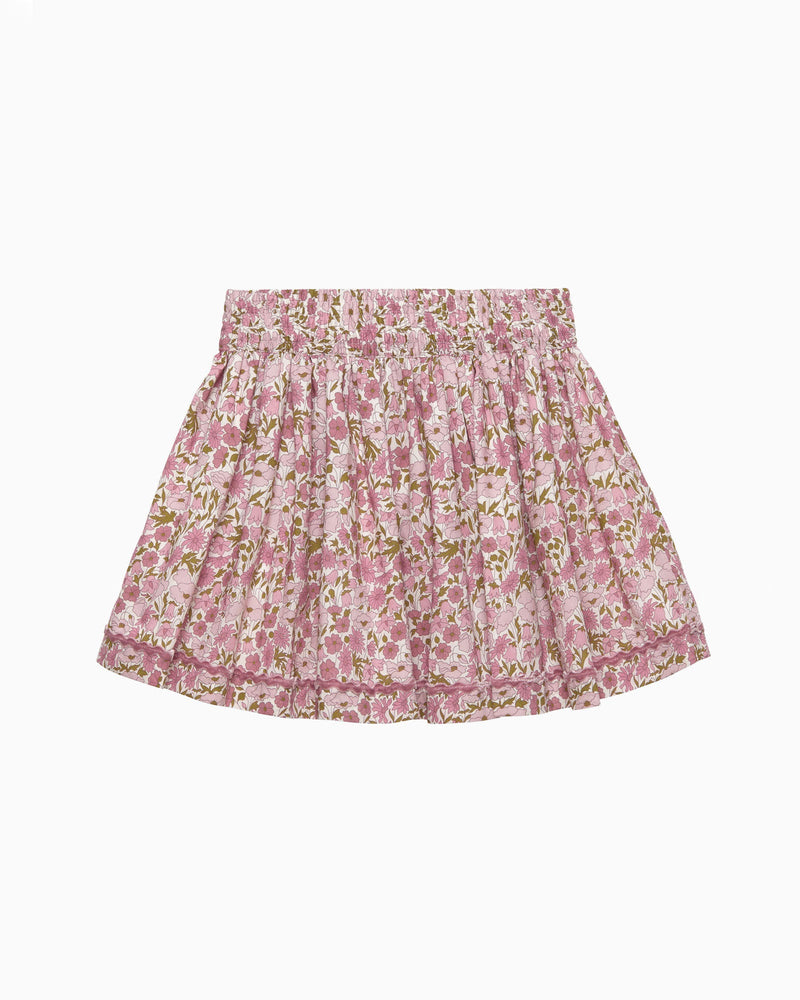 Lily Rose Skirt Bow Skirt in Poppy & Daisy