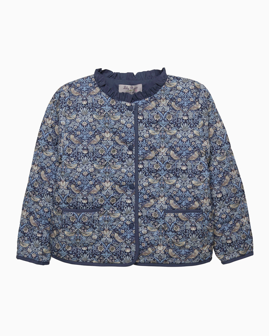 Lily Rose Jacket Quilted Jacket in Strawberry Thief