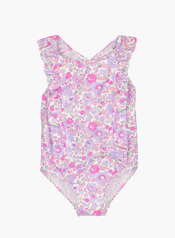 Frill Swimsuit in Lilac Betsy