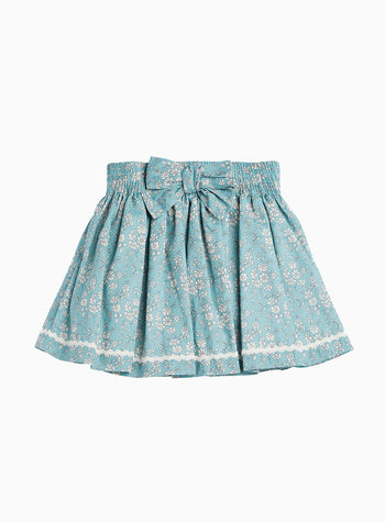 Lily Rose Skirt Bow Skirt in Teal Capel