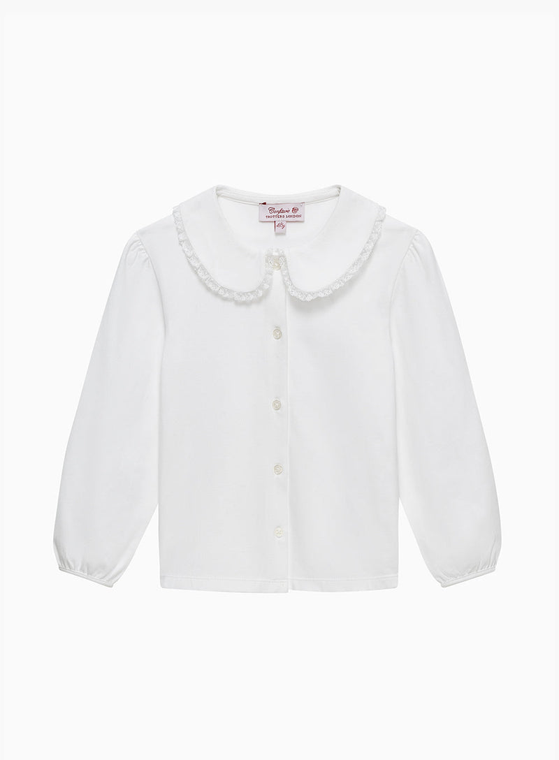 Evelyn Lace Jersey Top