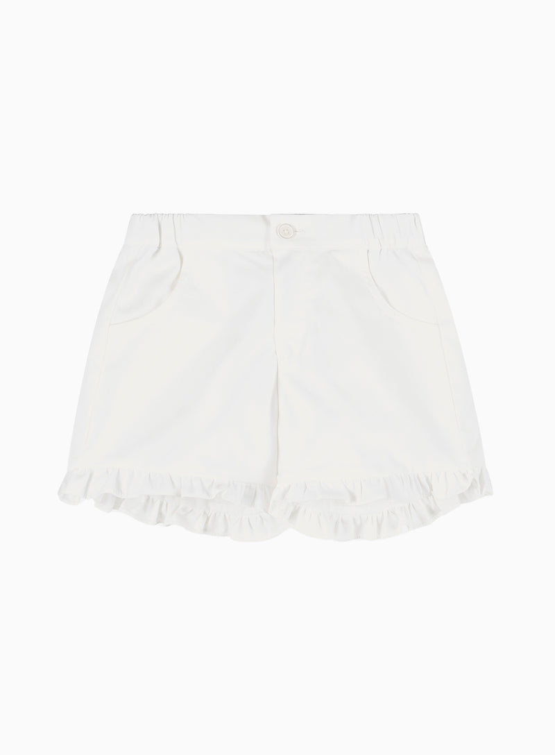 Frilly Twill Shorts
