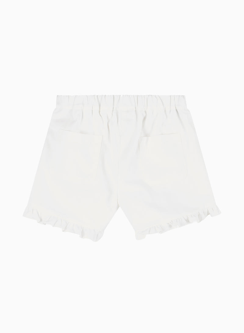 Frilly Twill Shorts
