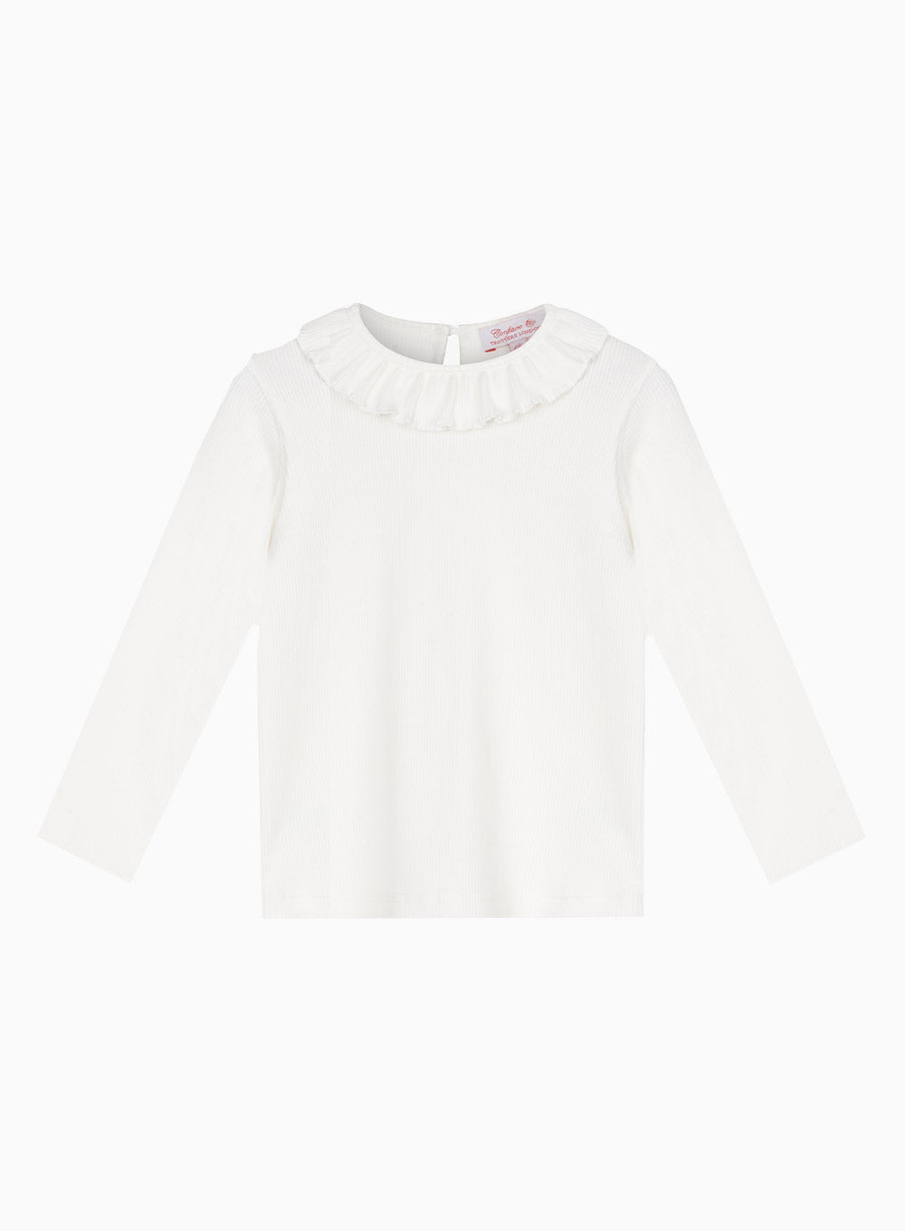 Grace Willow Jersey Top in White