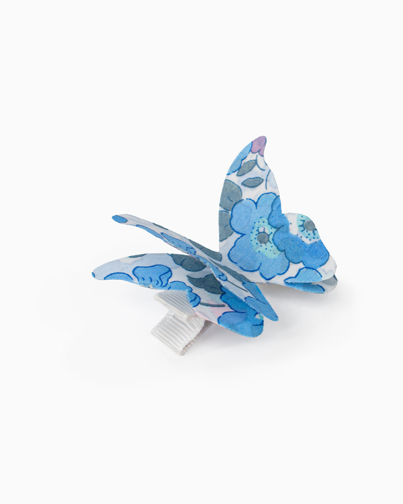 Butterfly Hair Clip in Blue Betsy
