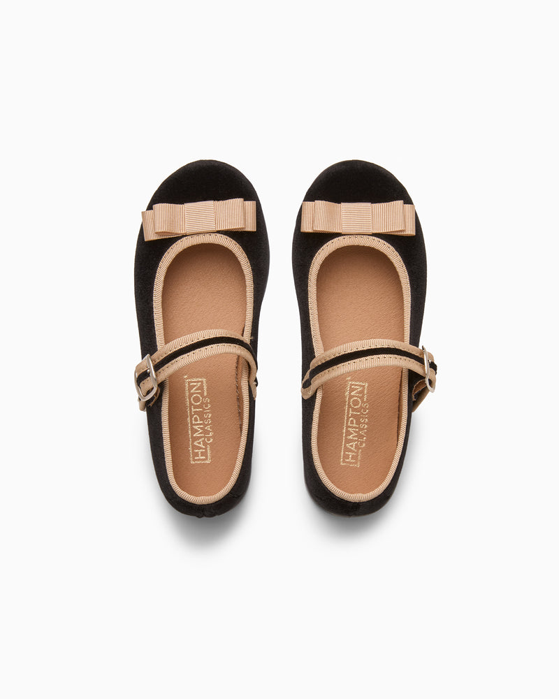Hampton Classics Lana Party Shoes in Black/Gold