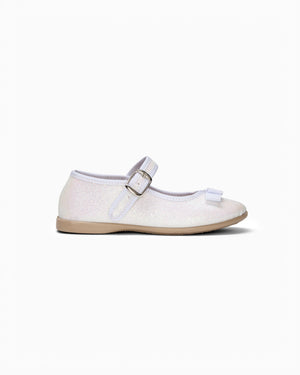 Hampton Classics Party Shoes Hampton Classics Lana Sparkle Party Shoe in White