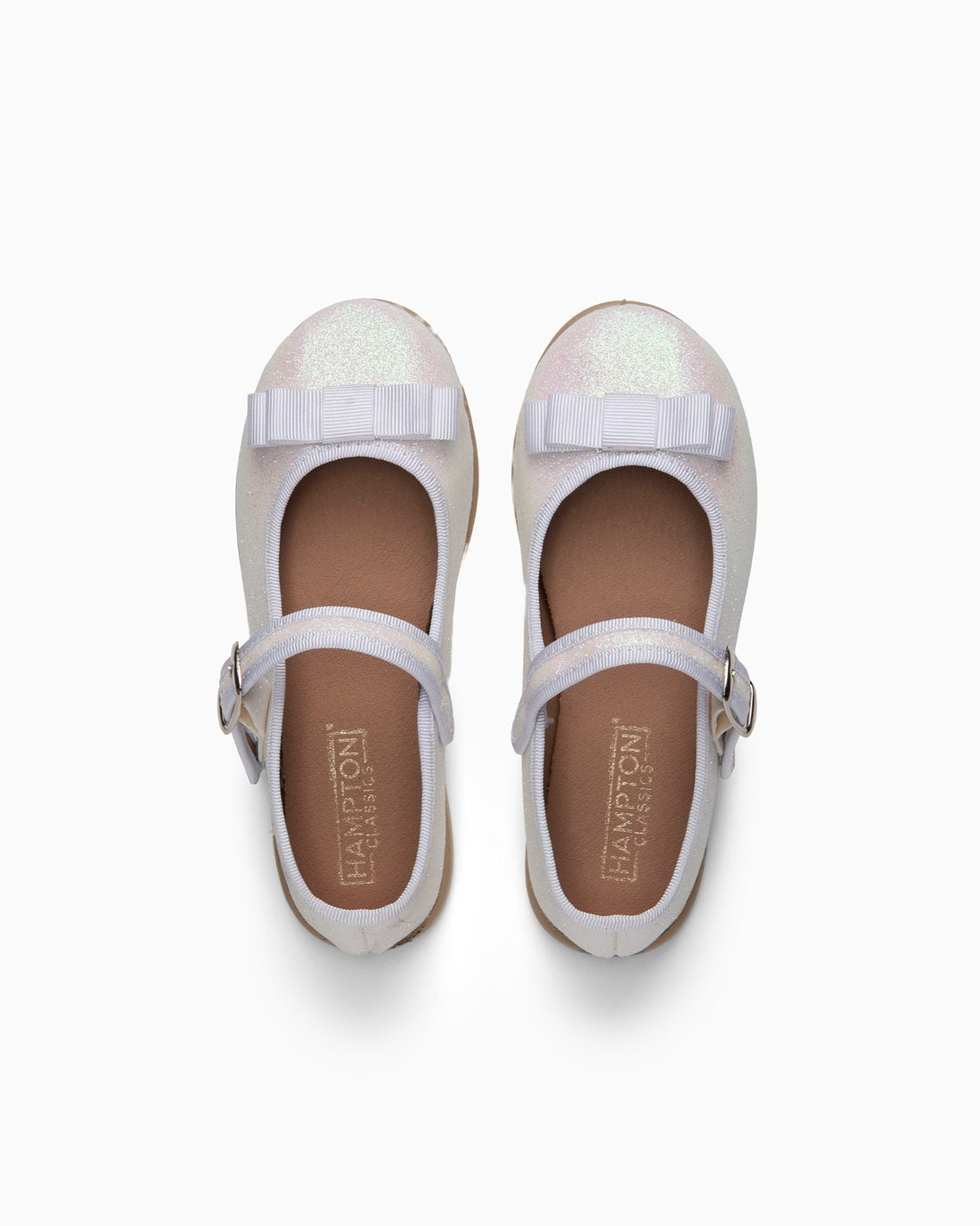 Hampton Classics Party Shoes Hampton Classics Lana Sparkle Party Shoe in White