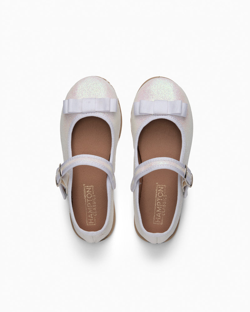 Hampton Classics Party Shoes Hampton Classics Lana Sparkle Party Shoe in White