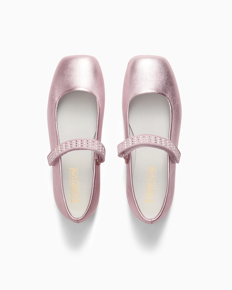 Hampton Classics Lottie Party Shoes in Rose Gold