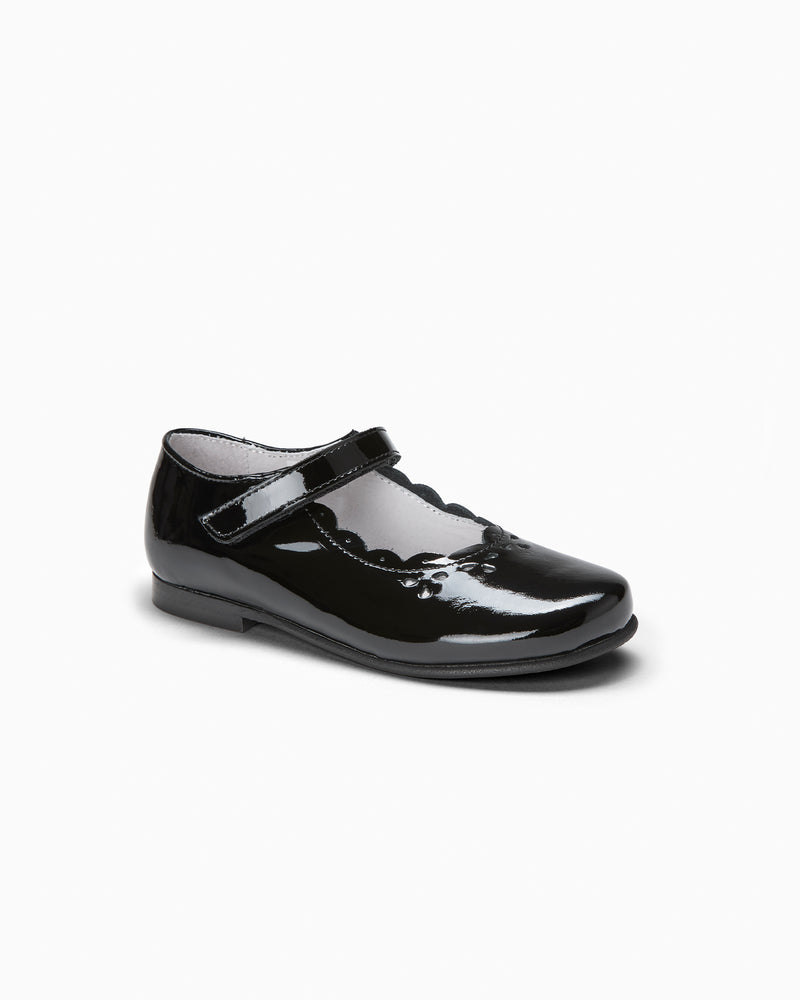 Hampton Classics Luisa Mary Jane Shoes in Black Patent
