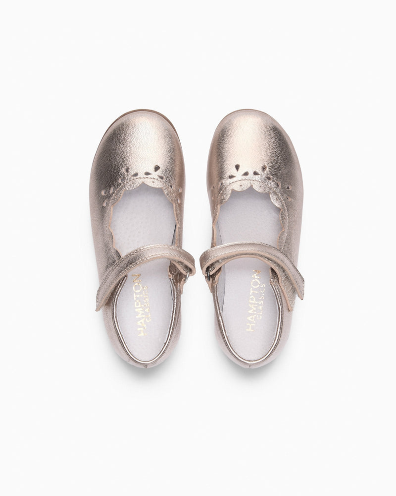 Hampton Classics Party Shoes Hampton Classics Luisa Mary Jane Shoes in Champagne