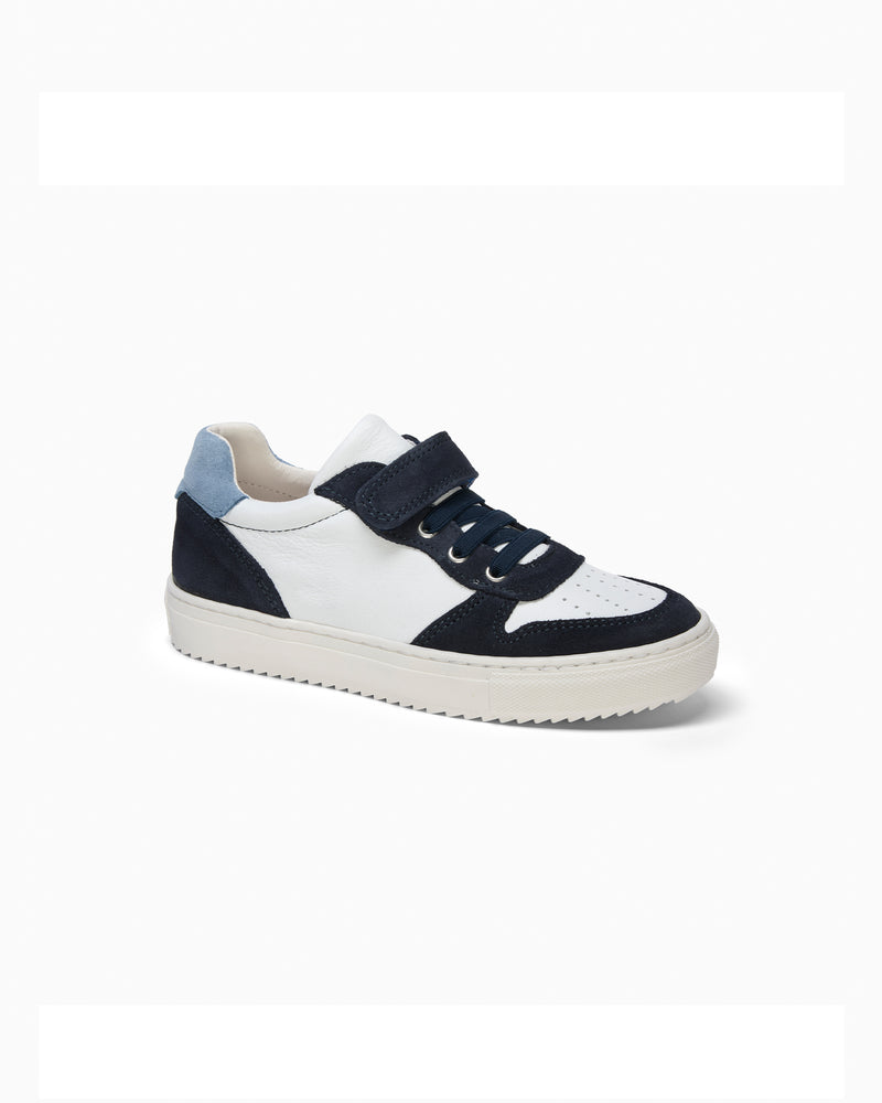 Hampton Classics Woody Sneaker in White/Navy