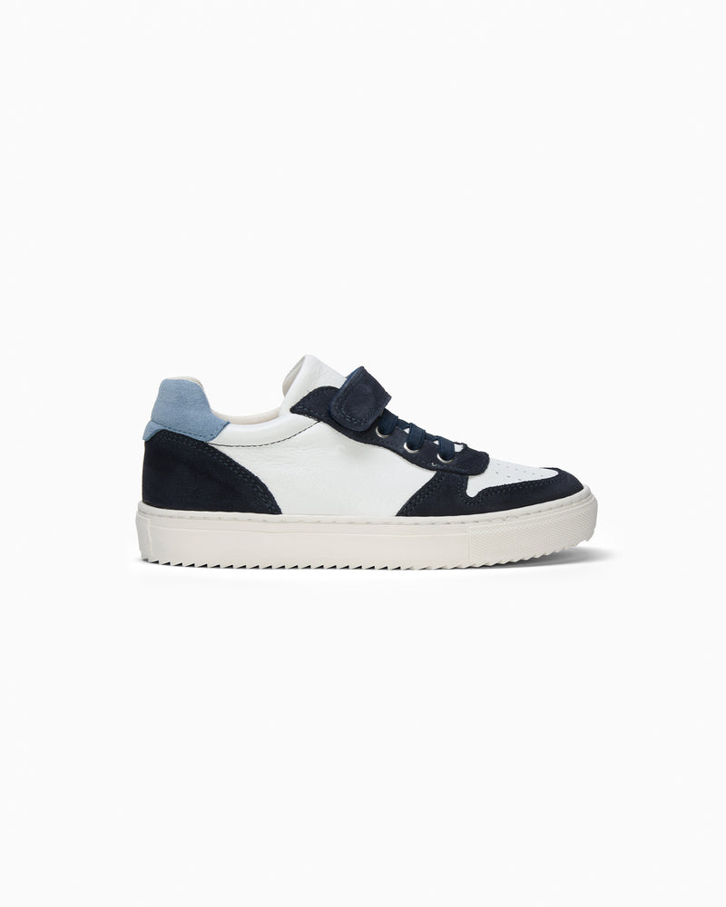 Hampton Classics Woody Sneaker in White/Navy