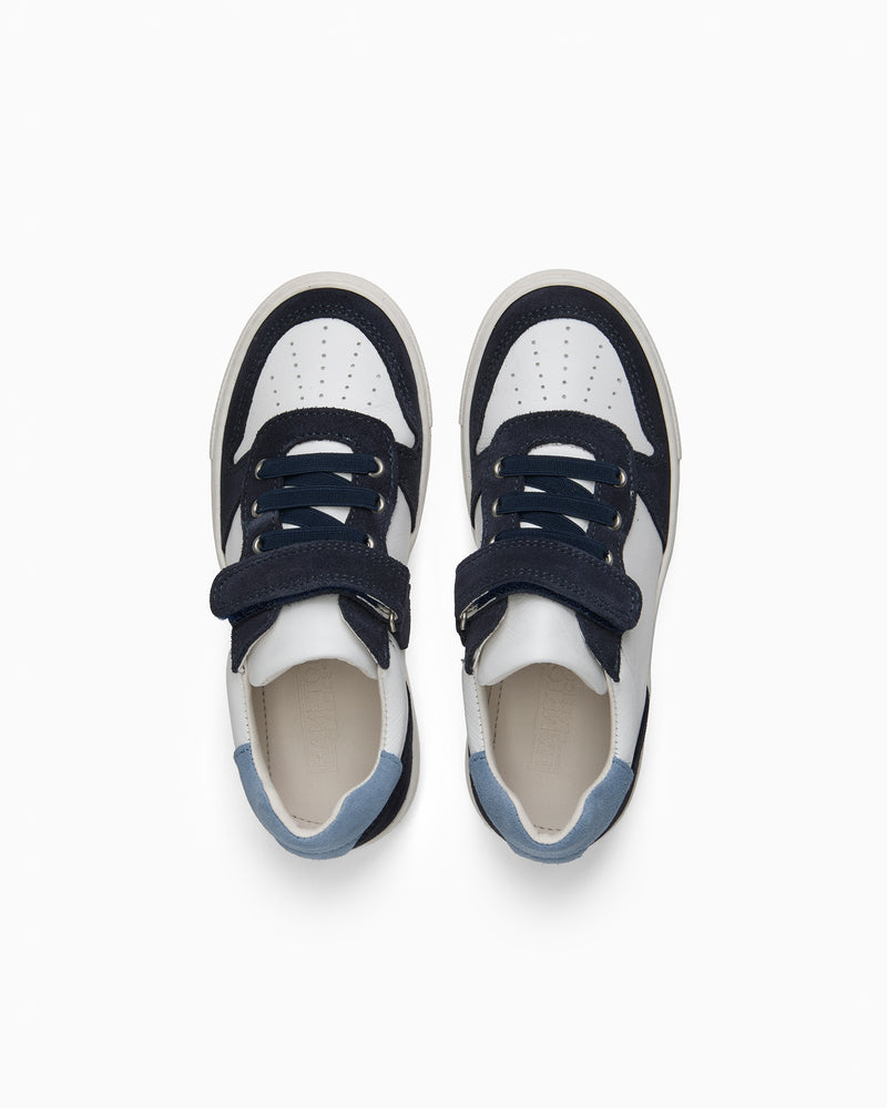 Hampton Classics Woody Sneaker in White/Navy