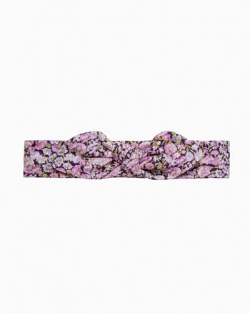 Lily Rose Alice Bands Jersey Bow Headband in Chive